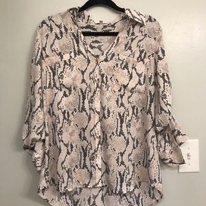Express rattlesnake blouse
